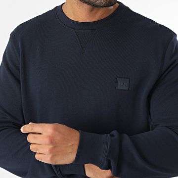 BOSS - Westart Felpa a girocollo 50509323 Blu navy