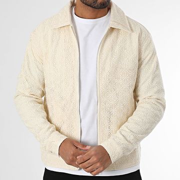 Frilivin - Giacca con zip L51 Beige