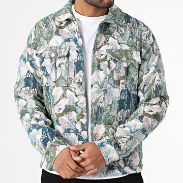 Frilivin - O83 Giacca verde azzurro