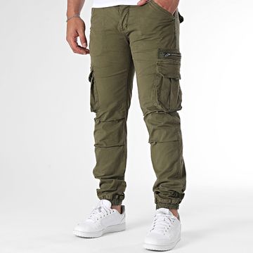 Paname Brothers - Pantaloni Axel Cargo Verde Khaki