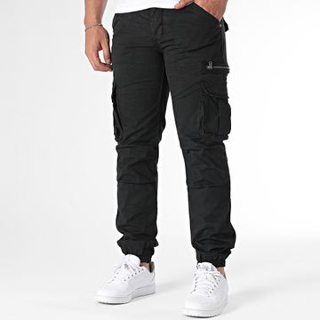 Paname Brothers - Pantaloni Axel Cargo Nero