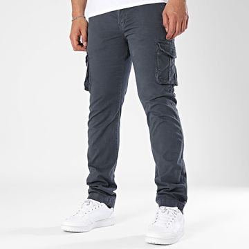 Paname Brothers - Pantaloni cargo James Navy