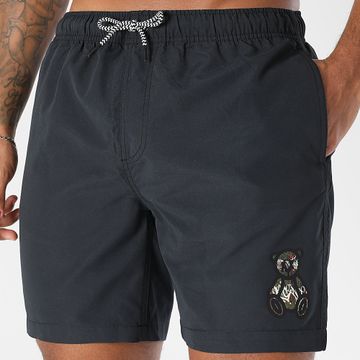 Teddy Yacht Club - Pantaloncini da bagno Travis Small Nero Khaki