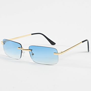 Frilivin - 708 Occhiali da sole blu oro