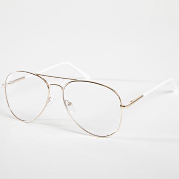 Frilivin - 587 Occhiali bianchi dorati