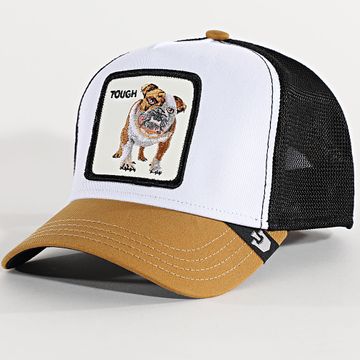 Goorin Bros - Cappello Trucker Tough Bianco Cammello Nero