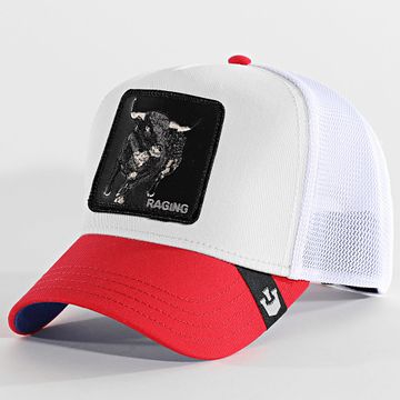 Goorin Bros - Cappellino da camionista bianco rosso