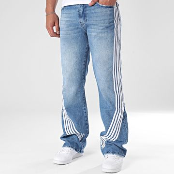 Ikao - 344 Jeans a fascia flare in denim blu