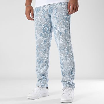 John H - Jeans regolari 616 Azzurro