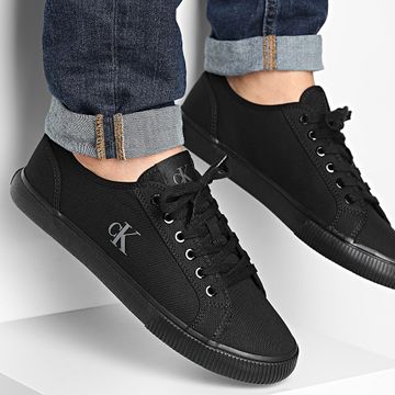 Calvin Klein - Essential Vulc Low MG Canvas 1209 Triple Black Sneakers