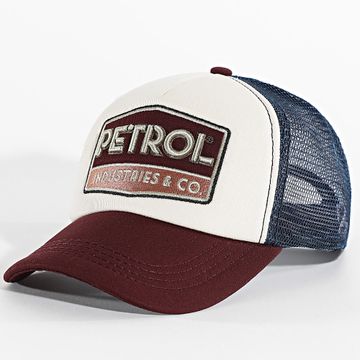 Petrol Industries - Cappello trucker M-1050-CAP822 Ecru Navy Bordeaux