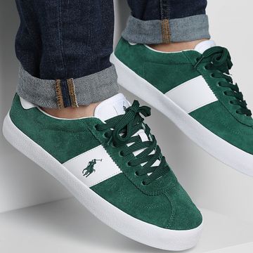 Polo Ralph Lauren - Scarpe da ginnastica Court Vulc Green