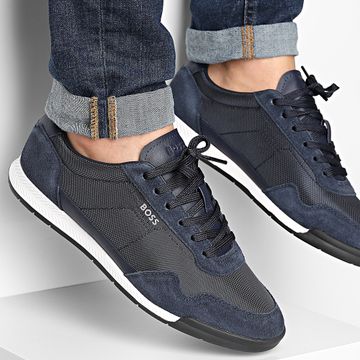 BOSS - Scarpe da ginnastica in titanio 50536524 Navy