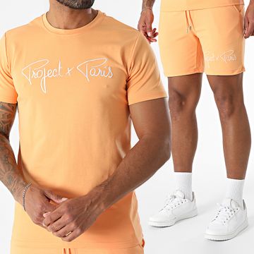 Project X Paris - Set di maglietta e pantaloncini da jogging 1910076 2340014 Arancione