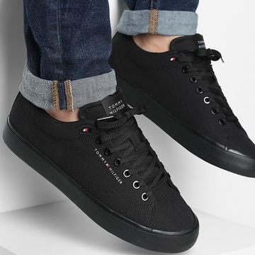 Tommy Hilfiger - Cestini Hi Vulc Low Core Canvas 5396 Nero