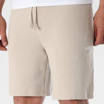 BOSS - Pantaloncini da jogging in waffle 50535884 Beige