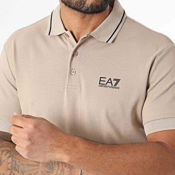 EA7 Emporio Armani - Polo a maniche corte 8NPF16-PJVUZ Beige