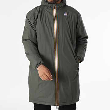 K-Way - Le Vrai 4.0 Parka lungo caldo Eiffel East Verde Khaki