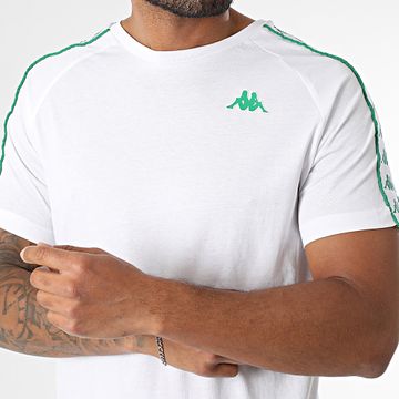 Kappa - Maglietta Banda 303UV10 Bianco