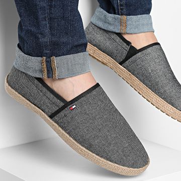 Tommy Hilfiger - Espadrillas Hilfiger Chambray 5391 Nero