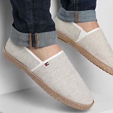 Tommy Hilfiger - Espadrillas Hilfiger Chambray 5391 Ecru