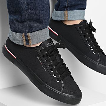 Tommy Hilfiger - Cestini Core Corporate Vulc Canvas 5398 Nero