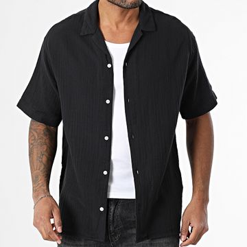 Jack And Jones - Camicia a maniche corte Easter Patras Resort Nero