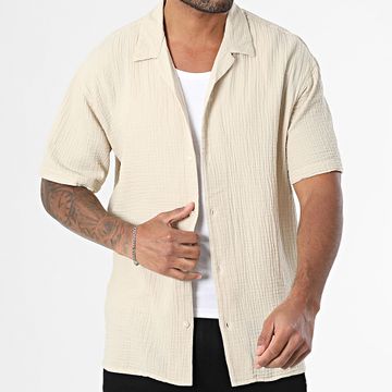 Jack And Jones - Camicia a maniche corte Easter Patras Resort Beige