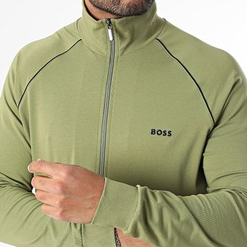 BOSS - Felpa con zip Mix And Match 50515307 Verde