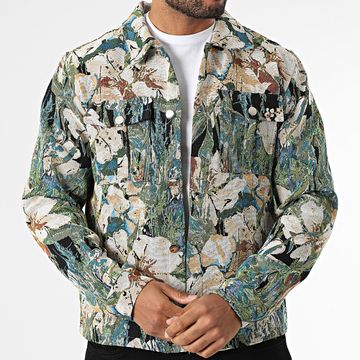 Frilivin - O83 Giacca verde beige