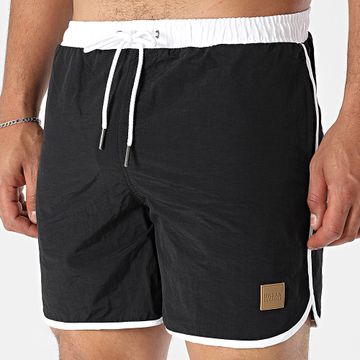 Urban Classics - Pantaloncini da bagno Retro TB2050 Nero