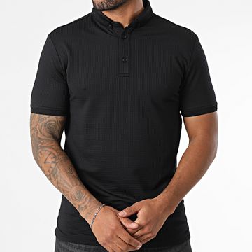 Classic Series - Polo manica corta Mao Collar 003 Nero