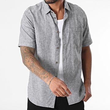 Tom Tailor - Camicia a maniche corte dal taglio regolare 1045098-XX-10 Grigio erica