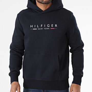 Tommy Hilfiger - Hilfiger NY 9301 Felpa con cappuccio blu navy