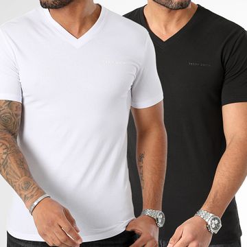 Guess - Set di 2 magliette Tawax 11016800D Bianco Nero