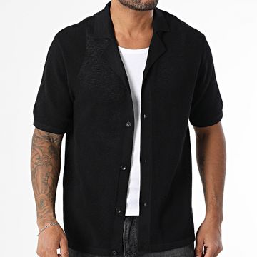 Jack And Jones - Orion - Camicia a maniche corte in rete nera