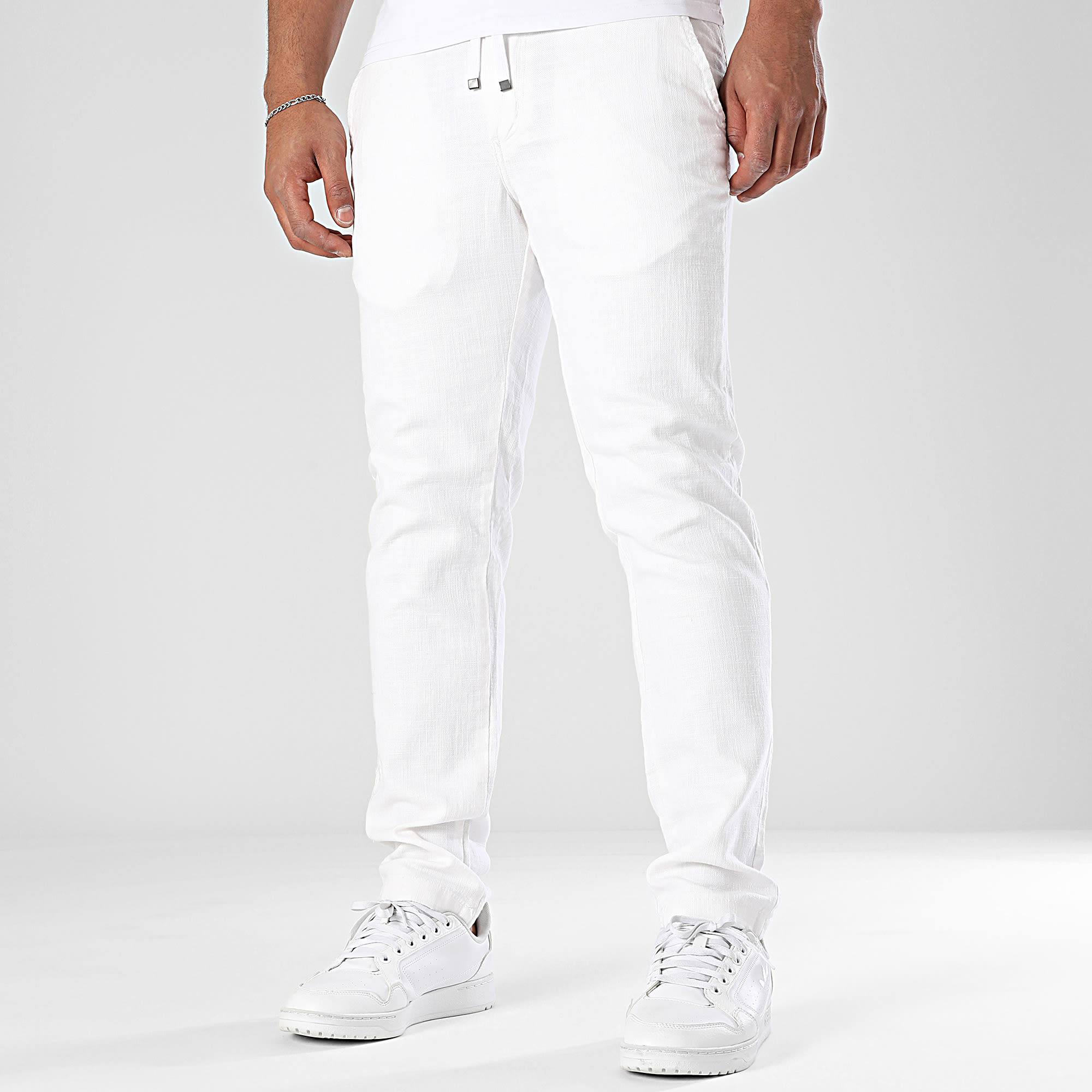 American People - Palmer Pantaloni Chino Bianco