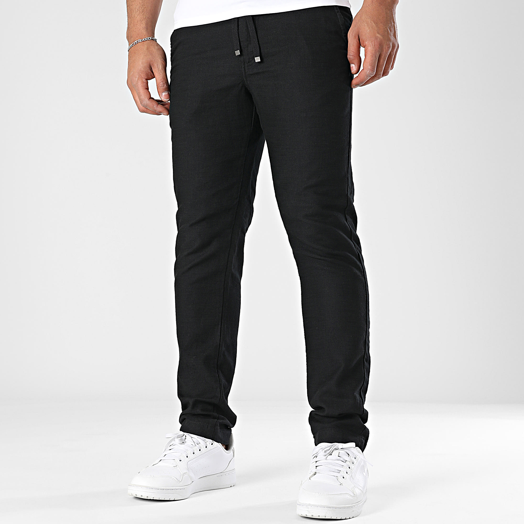 American People - Palmer Pantaloni Chino Nero