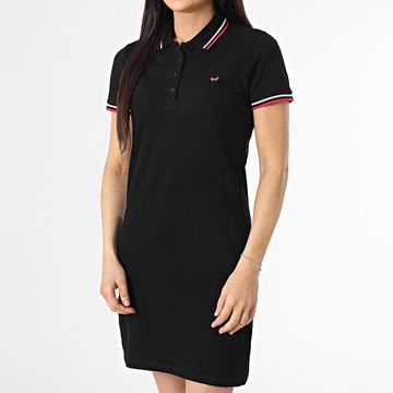 Kaporal - Vulix - Vestito polo a maniche corte da donna Nero