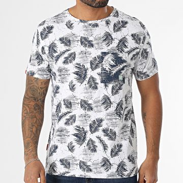 Classic Series - Teetace Pocket Tee Bianco Blu Navy