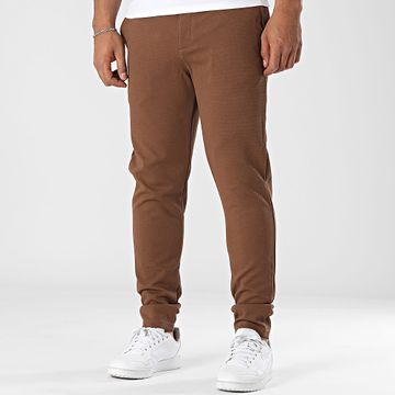 John H - 128 Pantaloni Chino Marrone