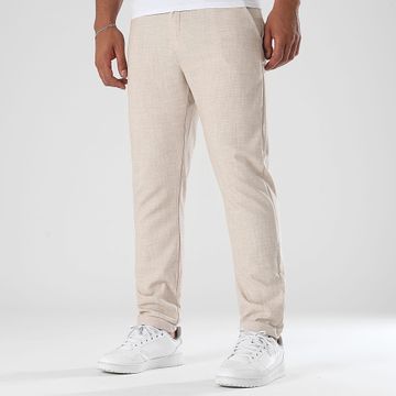 LBO - 2035 Pantaloni da sera beige in ciné