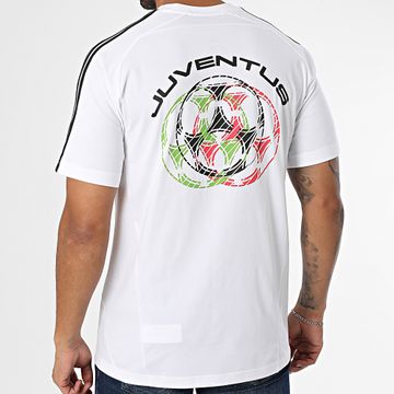 Adidas Sportswear - Juventus UBP JF0455 Maglietta a righe bianche