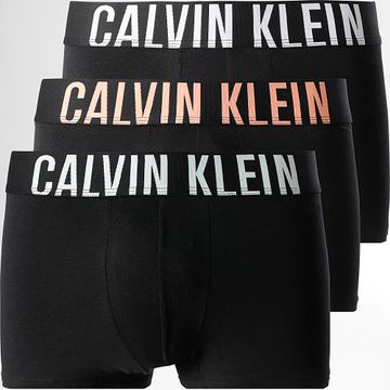Calvin Klein - Set di 3 boxer neri NB3608A