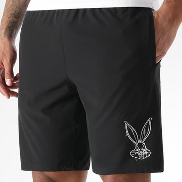 Looney Tunes - Pantaloncini da jogging Angry Bugs Bunny Tech Nero