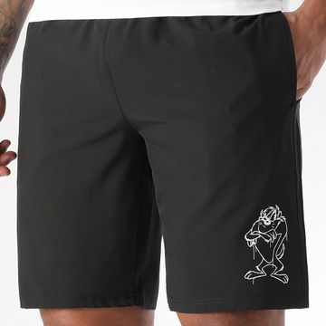 Looney Tunes - Pantaloncini da jogging Angry Taz Tech Nero