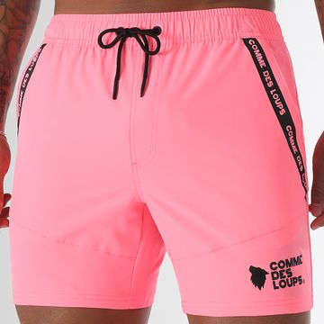 Comme Des Loups - Pantaloncini da bagno rosa fluo