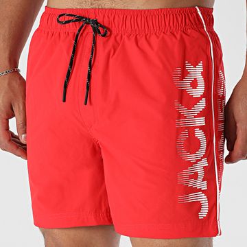 Jack And Jones - Pantaloncini da bagno Maui rosso