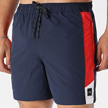 Jack And Jones - Pantaloncini da bagno a fascia Maui Navy Blue