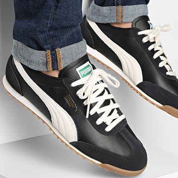 Puma - Arizona Retro Sneakers 402353 Puma Nero Caldo Bianco